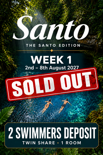 SOLD OUT - Week 1 <br>2nd - 8th August 2027 2 Swimmers Deposit